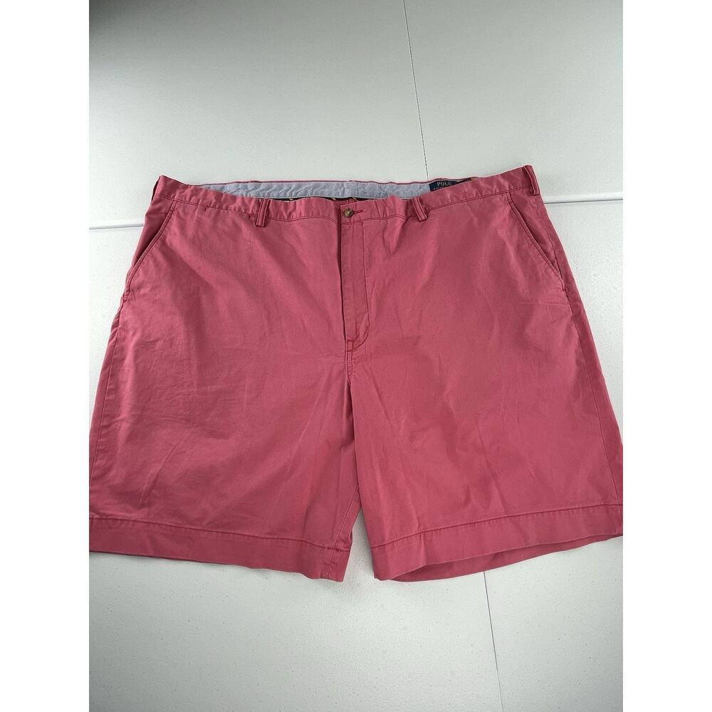 Polo Ralph Lauren Stretch Classic Fit 9” Shorts Men’s 52 Chino Salmon Coral Pink